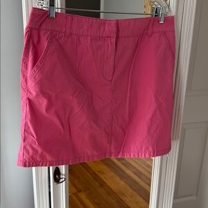 J. Crew Factory Cotton Pink Mini Skirt Size 14